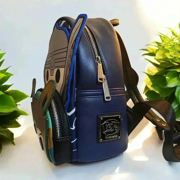 Loungefly Marvel Thor and Loki Funko Pop Glow In The Dark Mini Backpack New - Picture 3 of 7